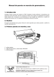 Manual de puesta en marcha de generadores.