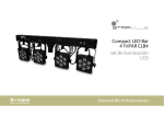 Compact LED-Bar 4 TriPAR CLB4 set de iluminación LED manual