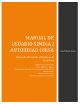 Manual de Usuario SIMDIA | AUTORIDAD OIRSA