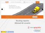 clientes - Routing Reparto