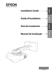 EPSON EB-460i/460/450Wi/450W/440W Installation