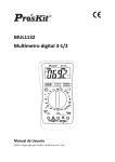MUL1132 Multímetro digital 3-1/2 - ELECO