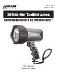 3W Brite-Nite&trade; Spotlight Lantern Linterna Reflectora de 3W Brite
