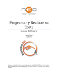 Programar y Realizar su Corte