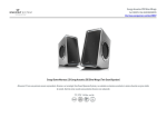 Energy Acoustics 250 Silver Mirage Energy Sistem Altavoces 2.0