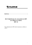 MANUAL Kit S QuickGene de extracci&oacute;n de ARN en C&eacute;lulas en