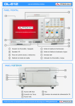 Guía de referencia rápida OL-612 (osciloscopio digital y
