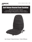 Soft Velour Heated Seat Cushion™