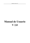 Manual de Usuario V 2.0
