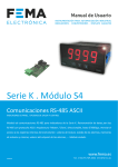 Manual de usuario - Serie K - Módulo S4
