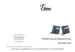 GXP2200 Enterprise Application Phone Quick Start Guide