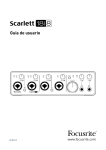 Scarlett 18i8 - guía de usuario