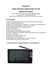 Technaxx® Easy Security Camera Set TX–28 Manual de usuario
