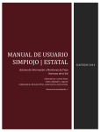 Manual de Usuario SIMPIOJO | ESTATAL