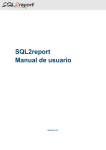 Sql2report Manual de usuario