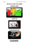 Instrucciones gen&eacute;ricas para Tabletas G3, R3 y R09