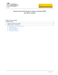 Tabla de contenido - Sección Registro y Matrícula Sede Medellín