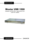Manual VDR-1500 HDD
