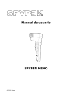 Manual de usuario SPYPEN MEMO