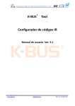 Manual programación K_BUS Tool V.2.1