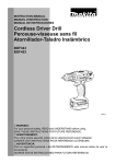 Cordless Driver Drill Perceuse-visseuse sans fil Atornillador