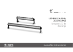 LED BAR 126 RGB / 252 DMX RGB l&aacute;mpara LED de descarga