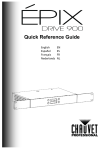 EPIX Drive 900 Quick Reference Guide Rev. 1 Multi