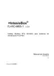 IntesisBox FJ-RC-MBS-1 Spanish User Manual
