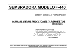 F440 Manual de usuario