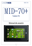 Tablet PC Manual de usuario
