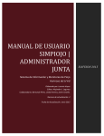 Manual de Usuario SIMPIOJO | ADMINISTRADOR JUNTA
