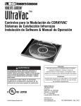 ULTRAVAC ™ Software Manual