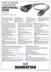 usb to serial converter quick install guide