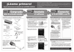 Hoja de instrucciones de instalaci&oacute;n del Craft ROBO