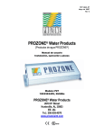 PROZONE ® Water Products