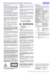 Matriz de conmutaci&oacute;n &oacute;ptica modelo Mopt2x1, Manual de Usuario