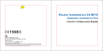 Router Inalámbrico 3G Mf10