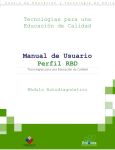 Manual de Usuario Perfil RBD Tecnolog&iacute;as para una