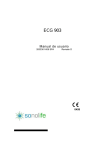 diagramas Electrocardiografo Sonolife ECG 903