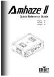 AmHaze™ II Quick Reference Guide Rev. 2 Multi