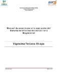 V ig &eacute; sima Tercera E t a pa