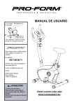 MANUAL DE USUARIO - Icon Heath & Fitness