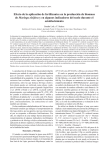 Efecto de la aplicaci&oacute;n de fertilizantes en la producci&oacute;n de biomasa