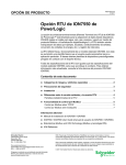 Control por Modbus sobre TCP/IP