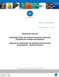 Manual de Usuario Ventanilla &Uacute;nica de Comercio Exterior Mexicano