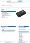 Convertidor USB a IDE / SATA