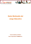 Gui&oacute;n Mutimedia del Juego Educativo