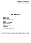 grupo electrógeno manual de usuario fg wilson