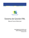 Sistema de administración FRIL - Manual usuario