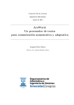 AraWord: Un procesador de textos para comunicación aumentativa